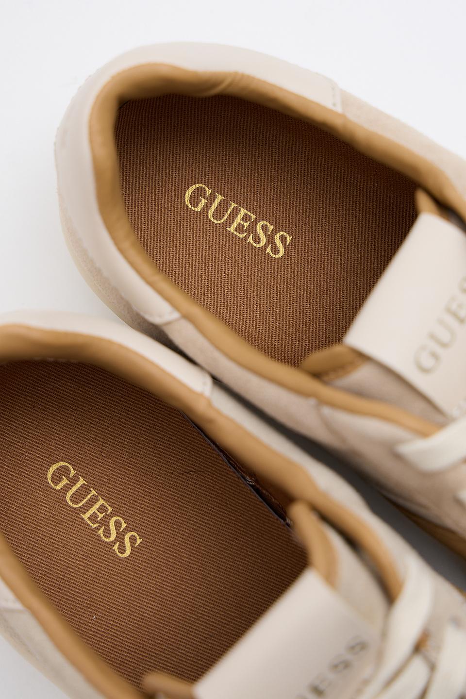 Кеды Guess бежевые