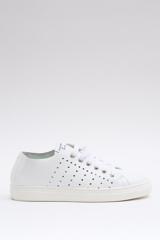 Кеды Principe Di Bologna белые с перфорацией