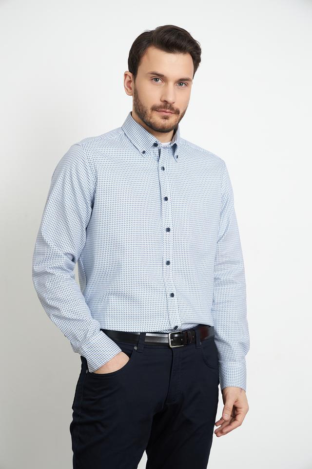 Рубашка Casa Moda в голубую клетку