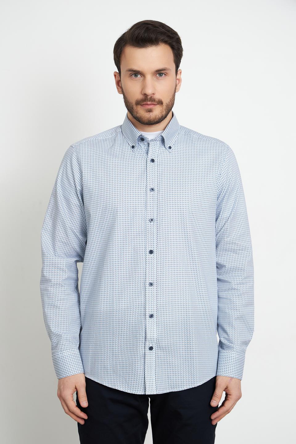 Рубашка Casa Moda в голубую клетку