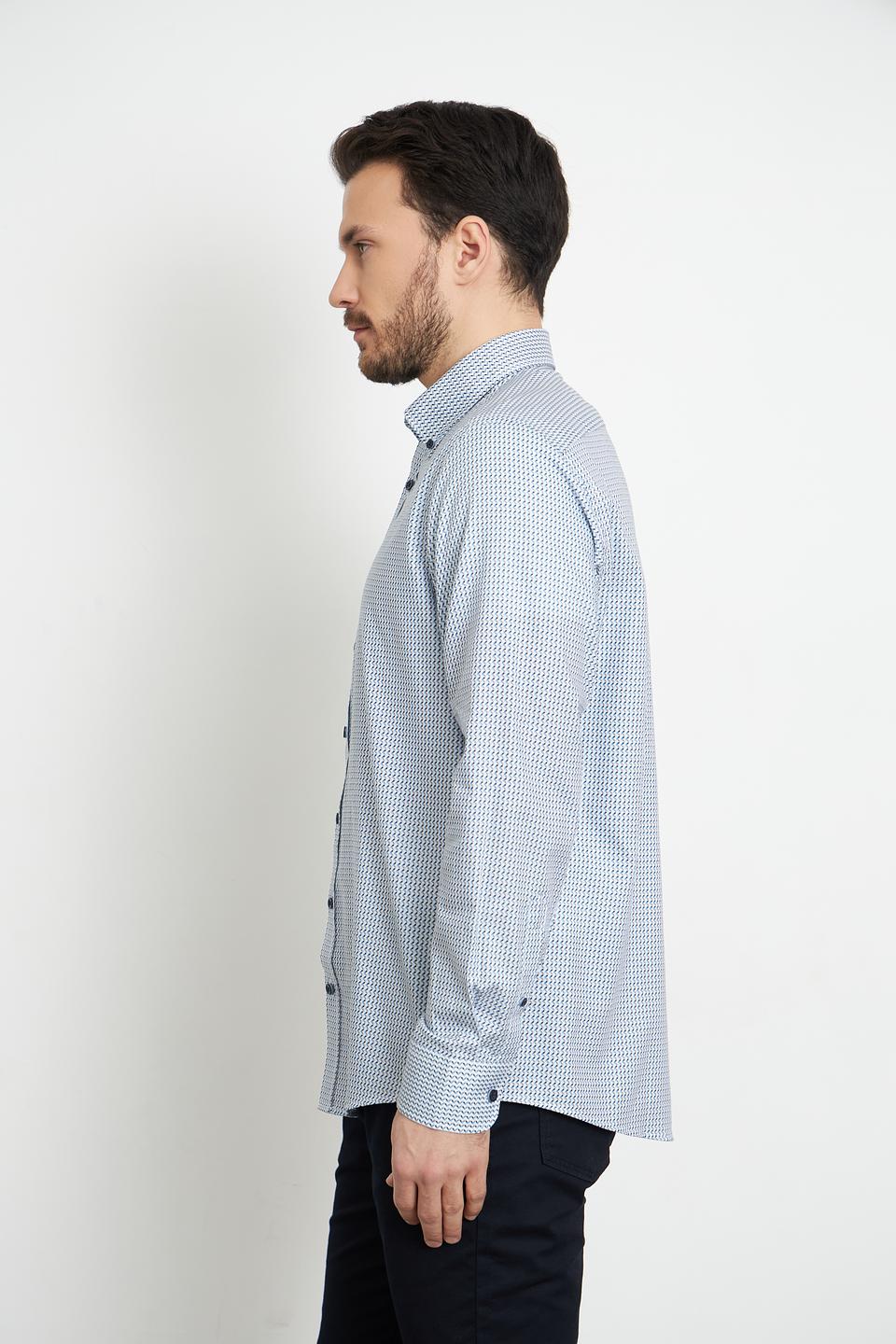 Рубашка Casa Moda в голубую клетку