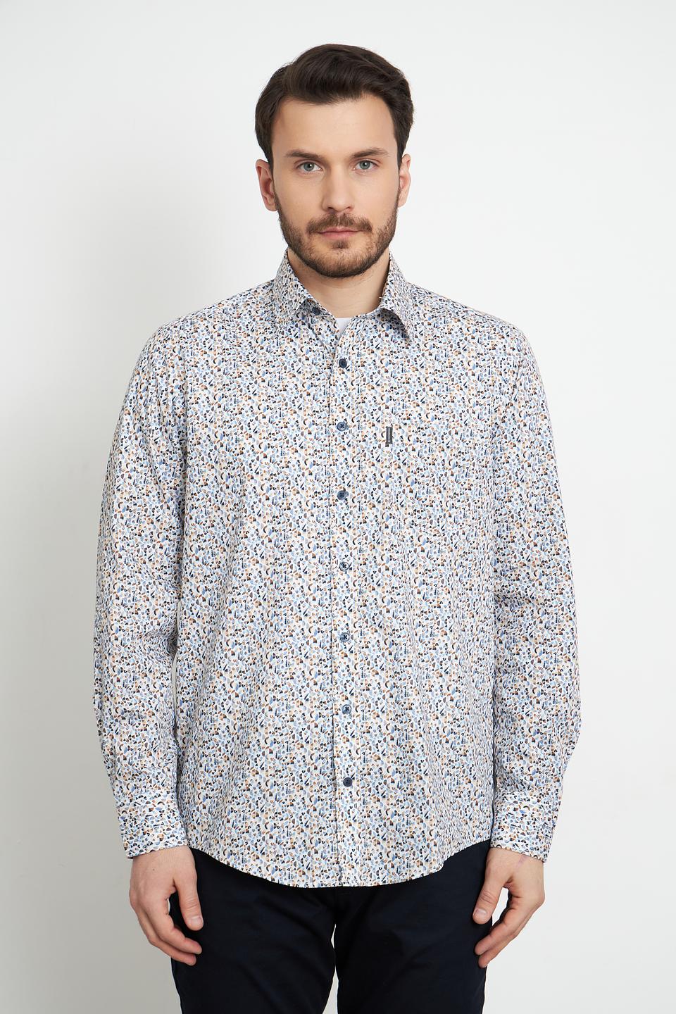 Рубашка Casa Moda с принтом