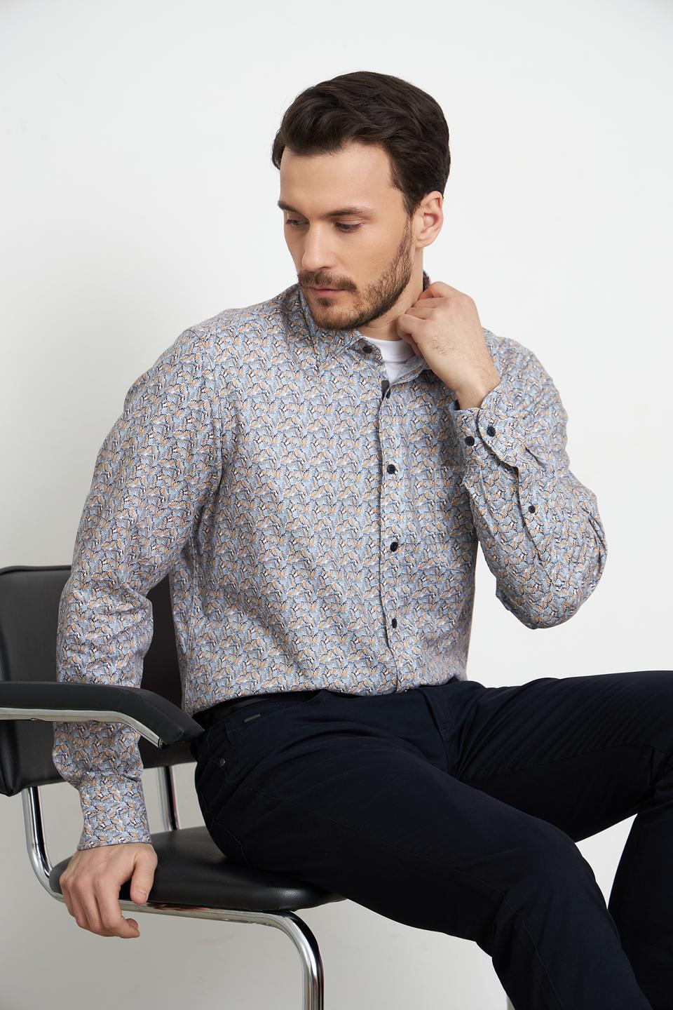 Рубашка Casa Moda с принтом