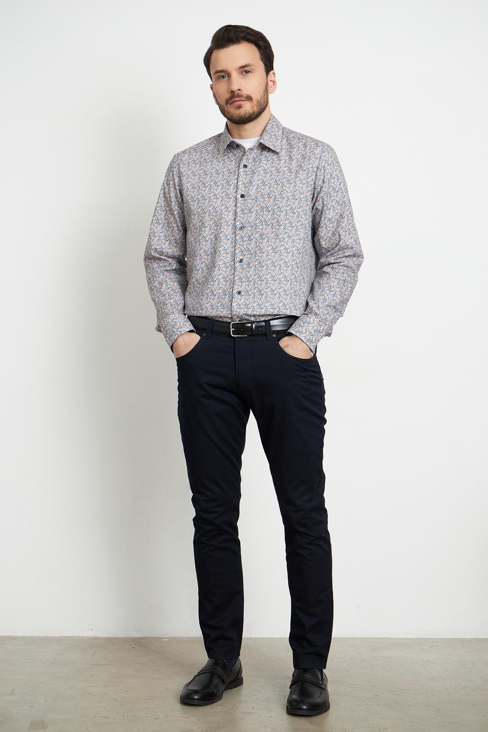 Рубашка Casa Moda с принтом