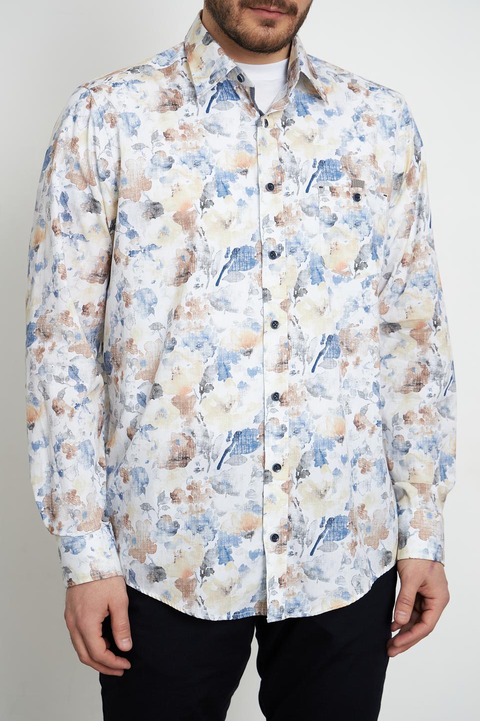 Рубашка Casa Moda с цветочным принтом