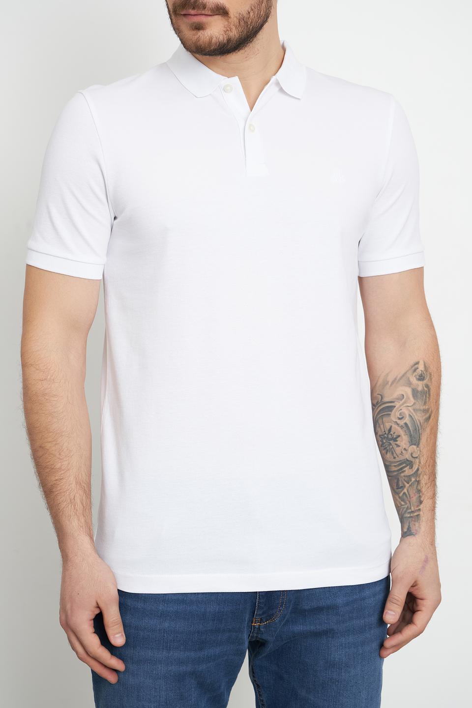 Поло Marc O Polo хлопковое белое