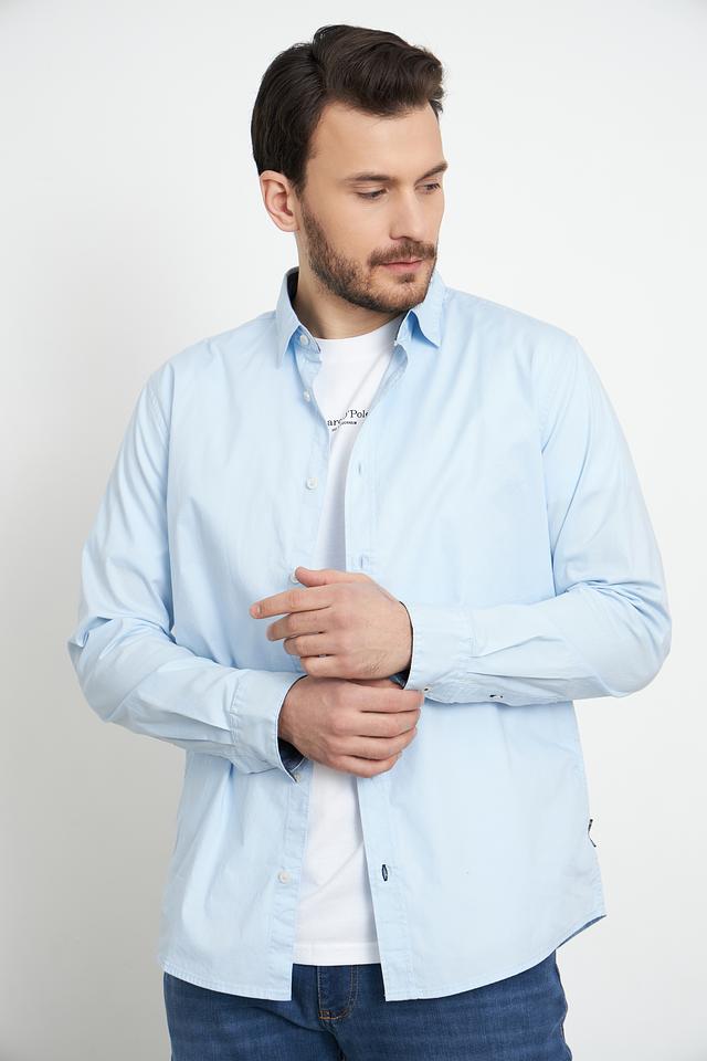 Рубашка Tom Tailor голубая