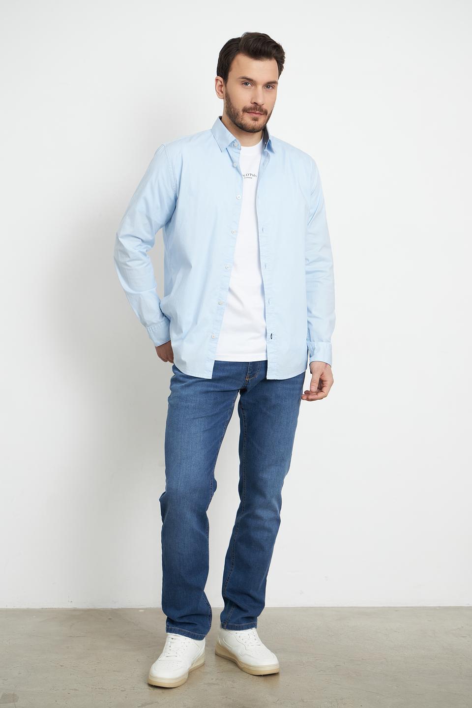 Рубашка Tom Tailor голубая