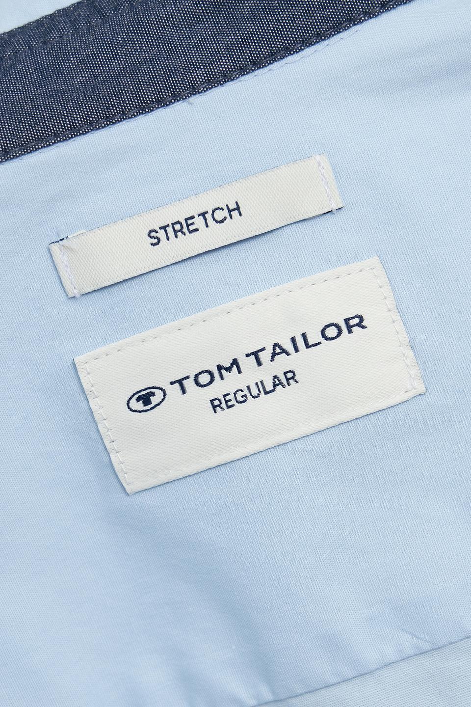 Рубашка Tom Tailor голубая