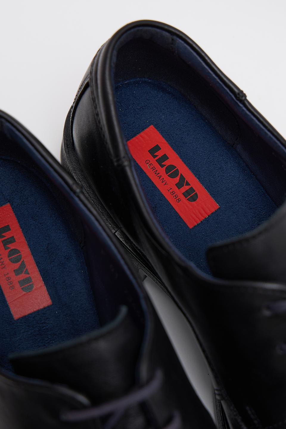 Дерби Lloyd кожаные чёрные