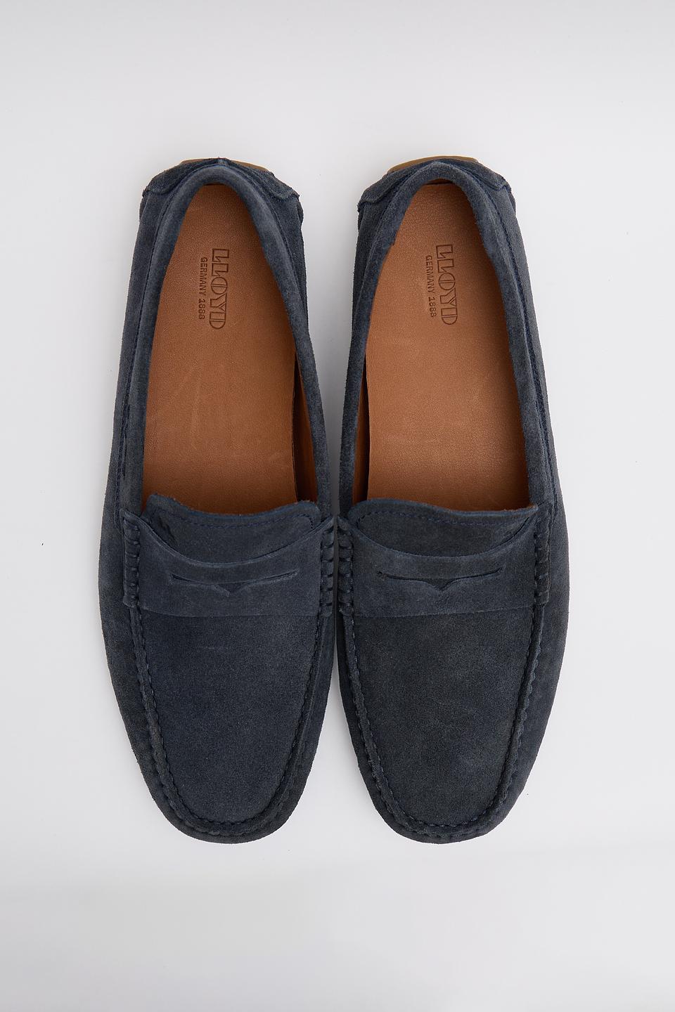 Лоферы LLoyd синие замшевые