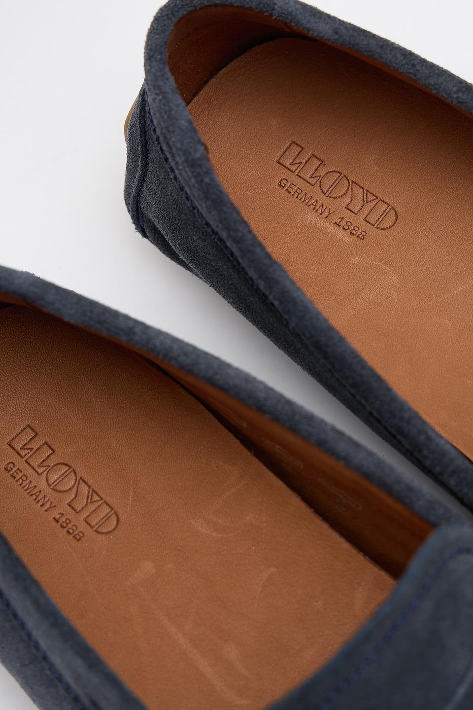 Лоферы LLoyd синие замшевые