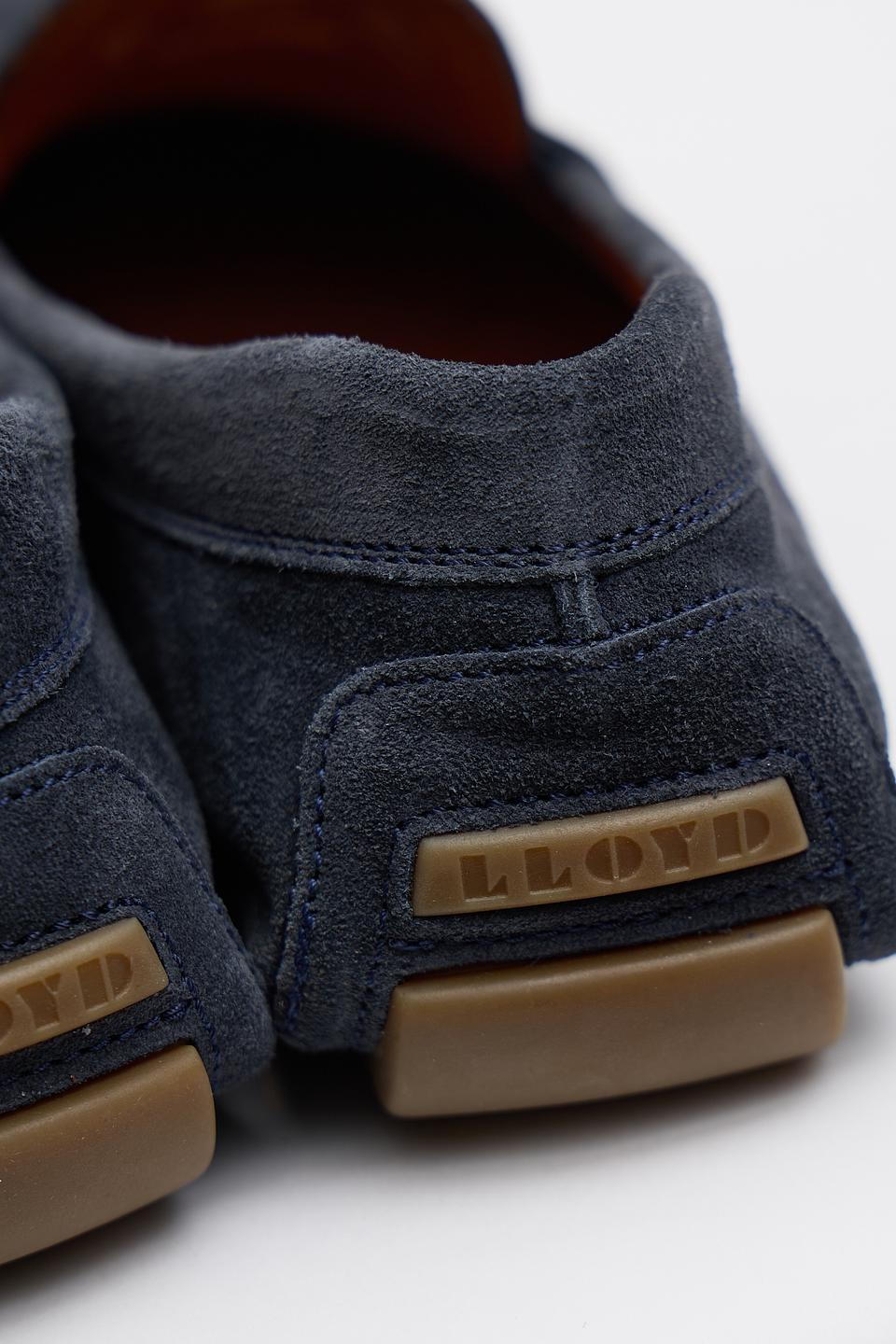 Лоферы LLoyd синие замшевые
