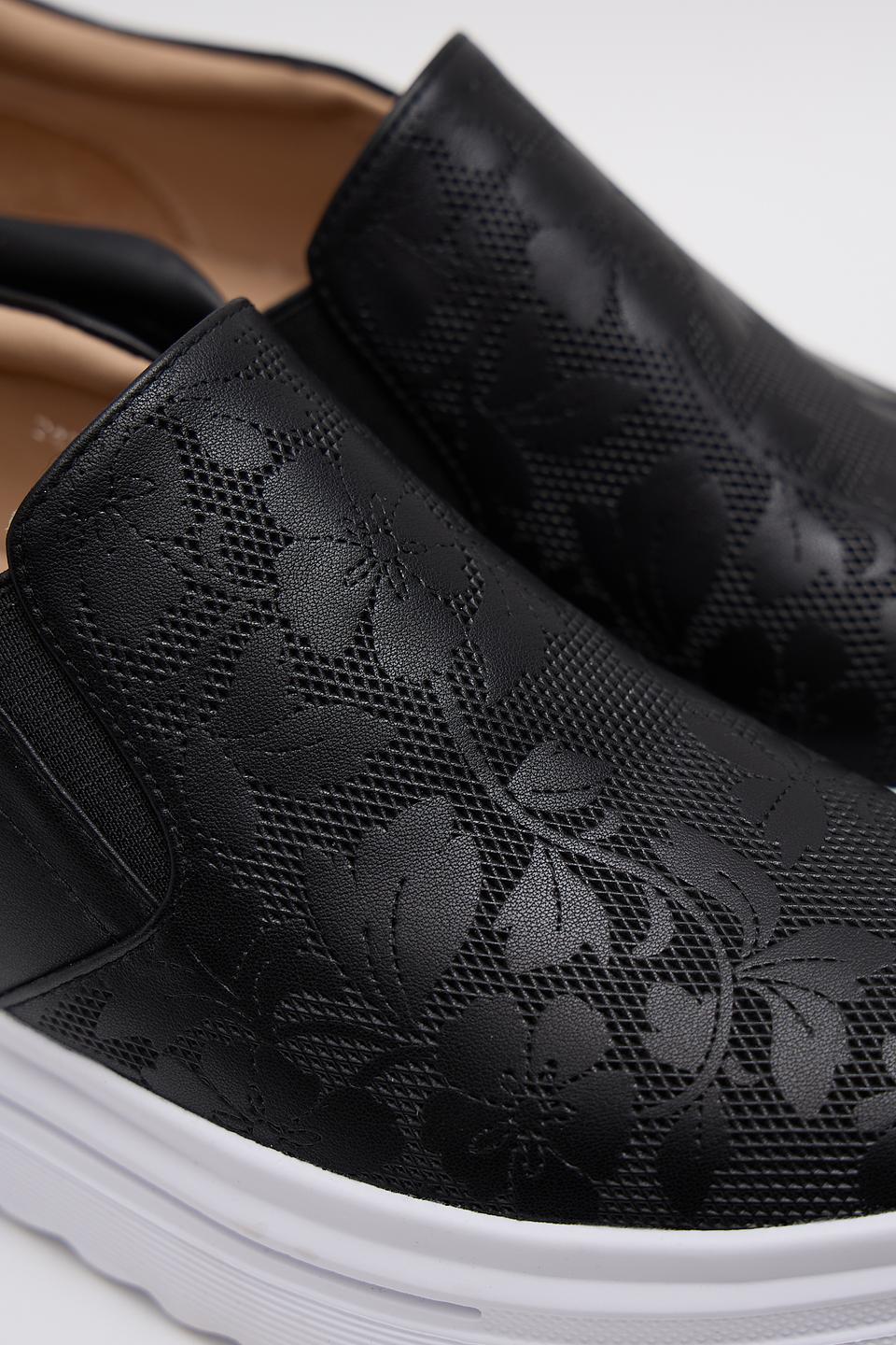 Слипоны Tuffoni с цветочным принтом