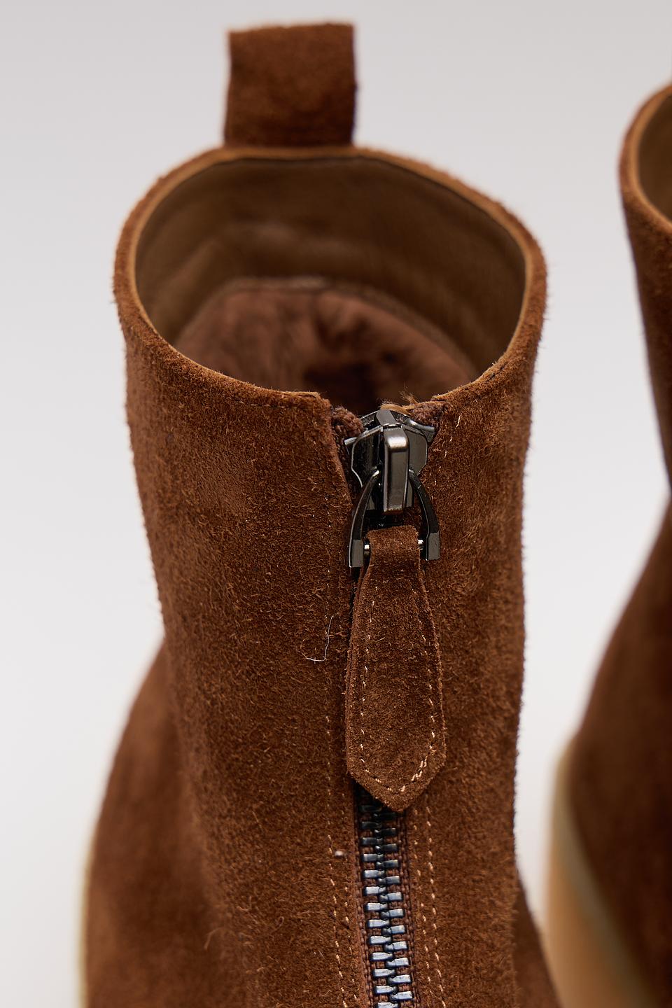 Ботинки Tuffoni на платформе коричневые