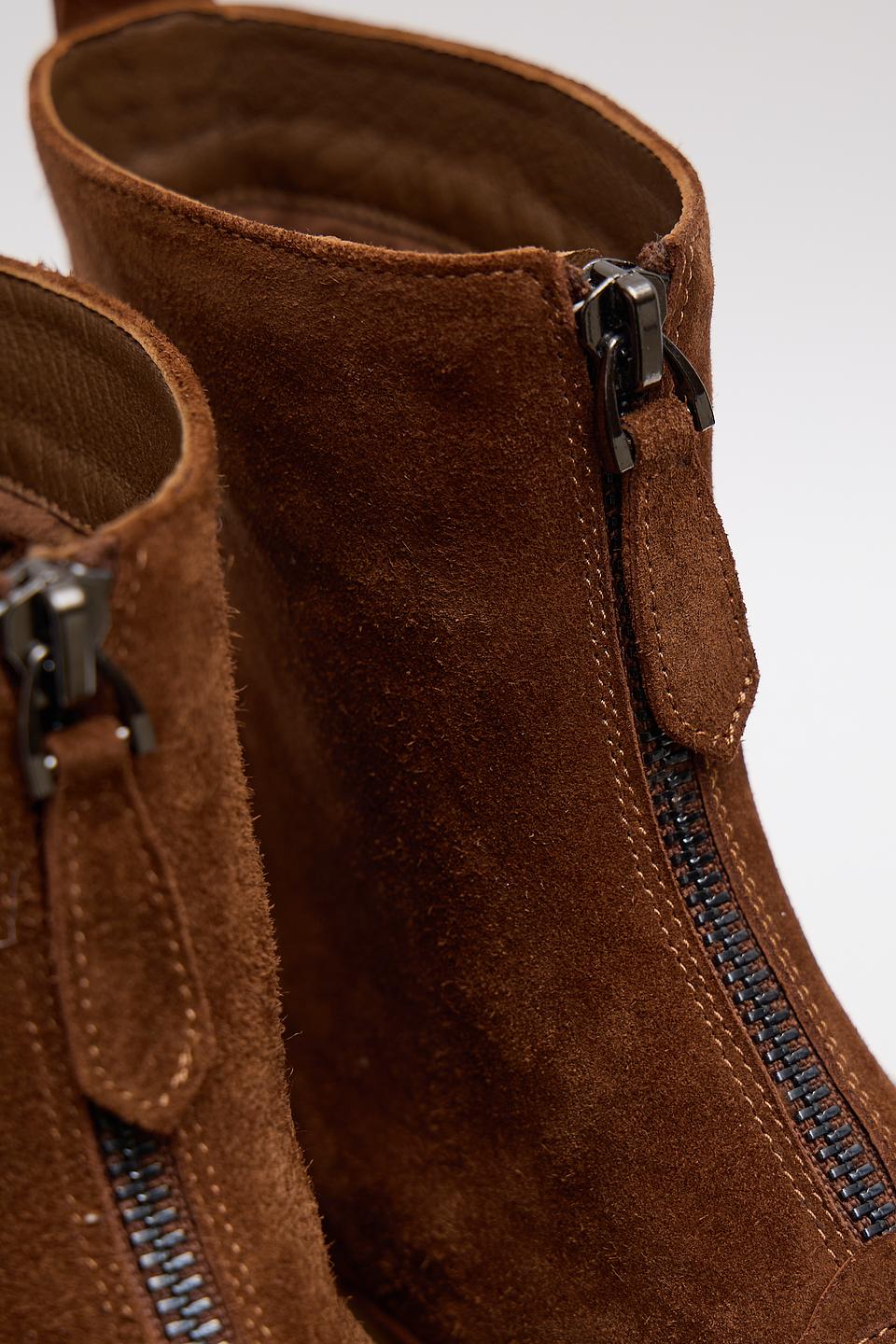 Ботинки Tuffoni на платформе коричневые