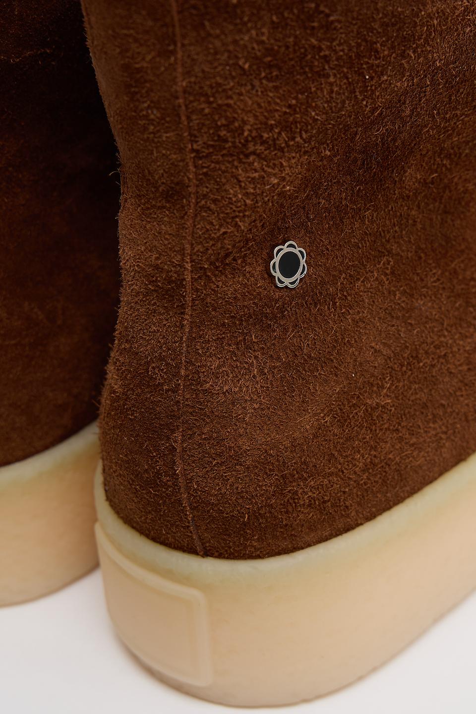 Ботинки Tuffoni на платформе коричневые