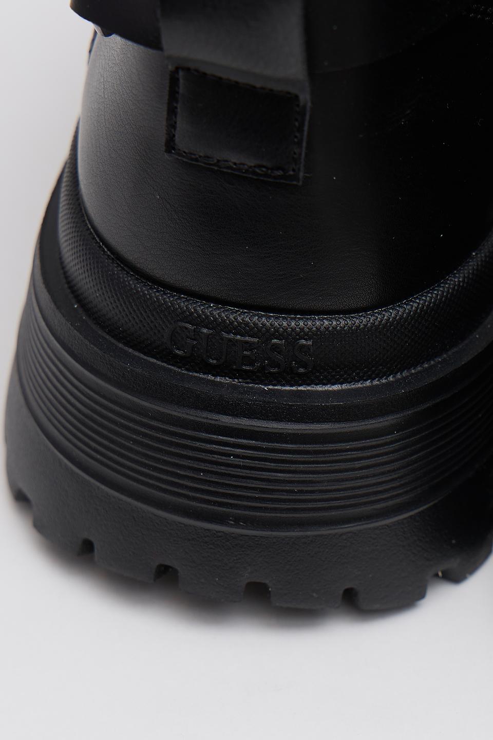 Ботинки Guess с ремнём чёрные
