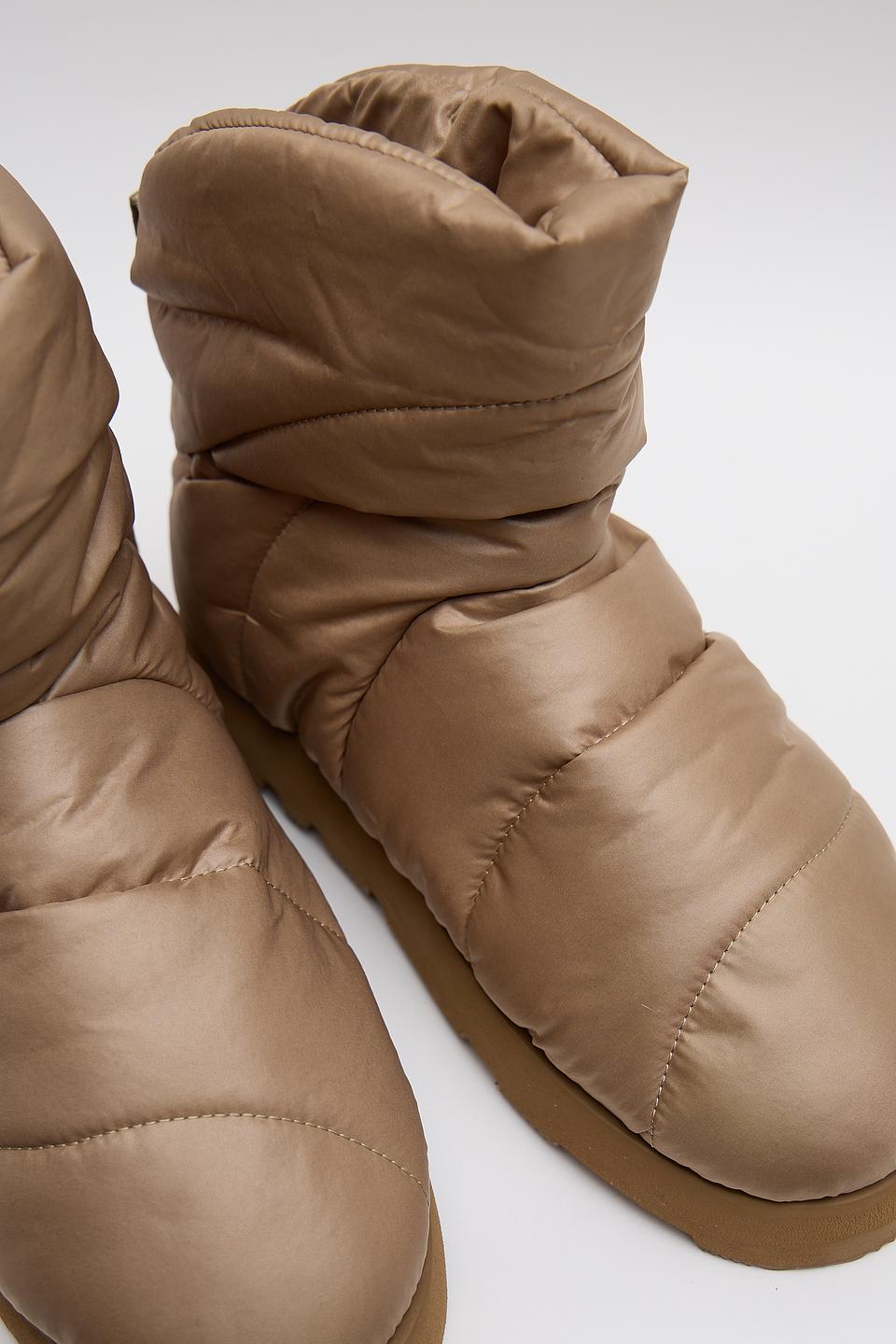 Ботинки Piumestudio стеганые бежевые