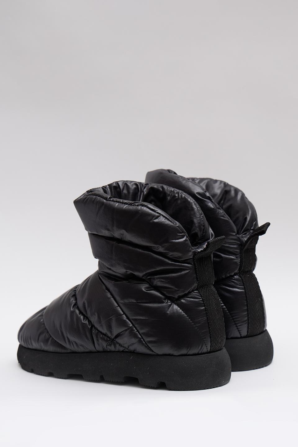 Ботинки Piumestudio чёрные стеганые