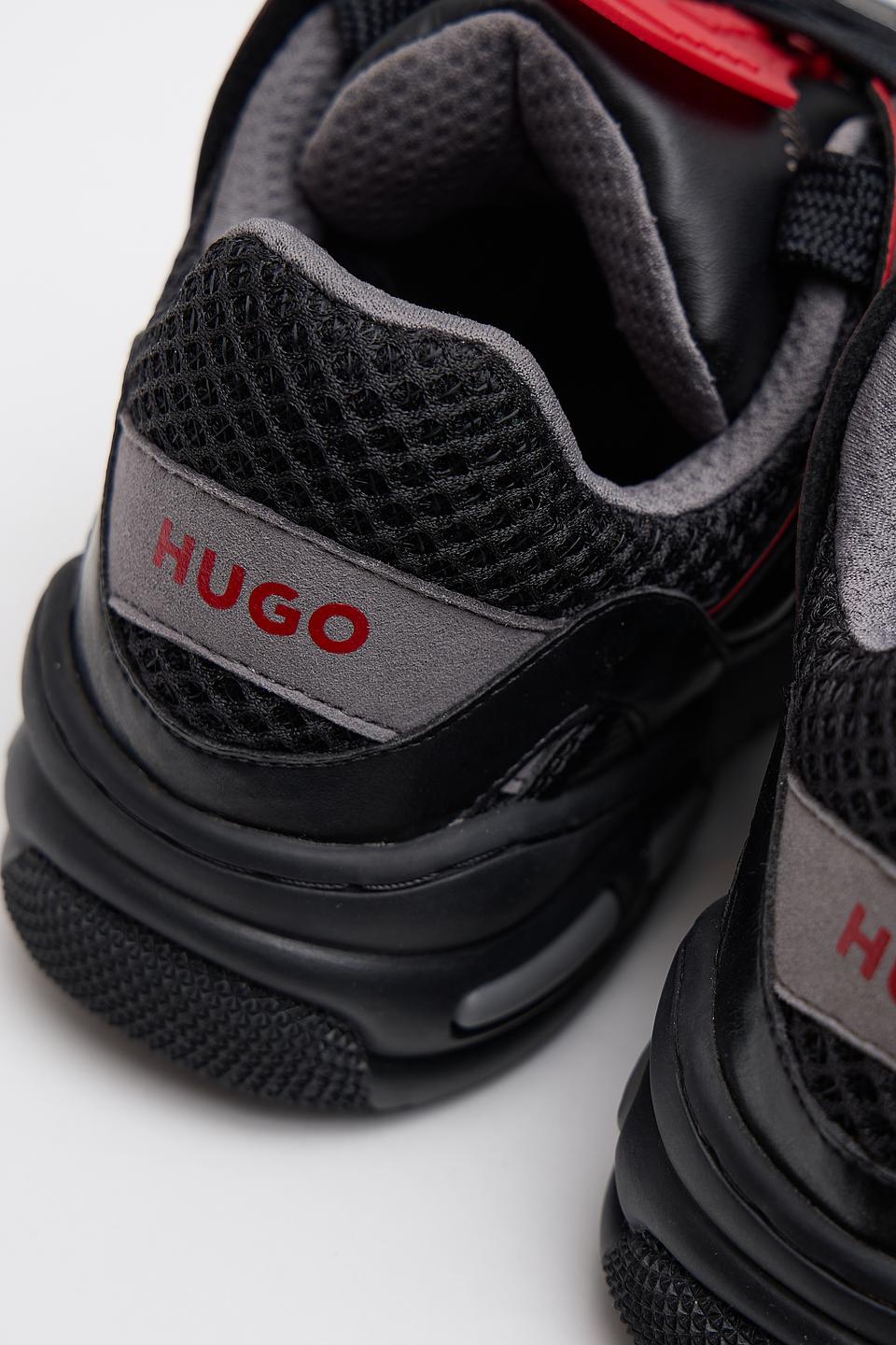 Кроссовки Hugo с красными вставками