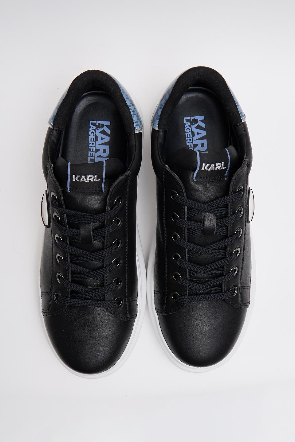 Кроссовки Karl Lagerfeld с логотипом чёрные