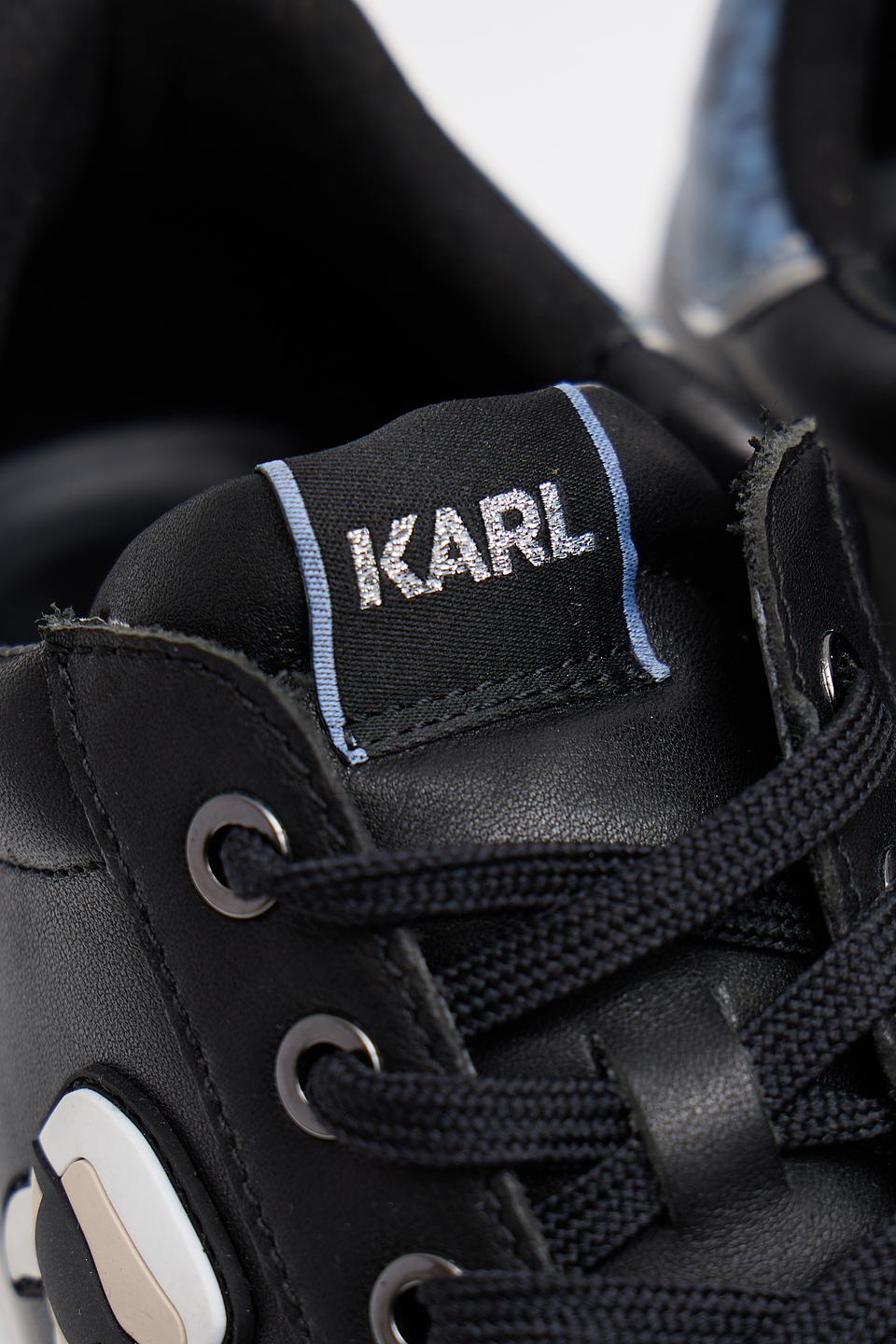 Кроссовки Karl Lagerfeld с логотипом чёрные