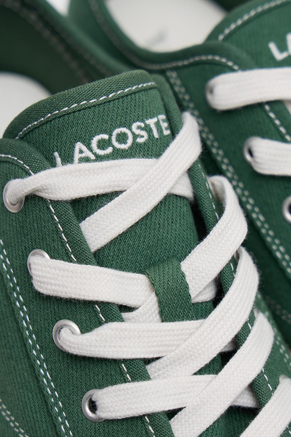 Кеды Lacoste в цвет хаки