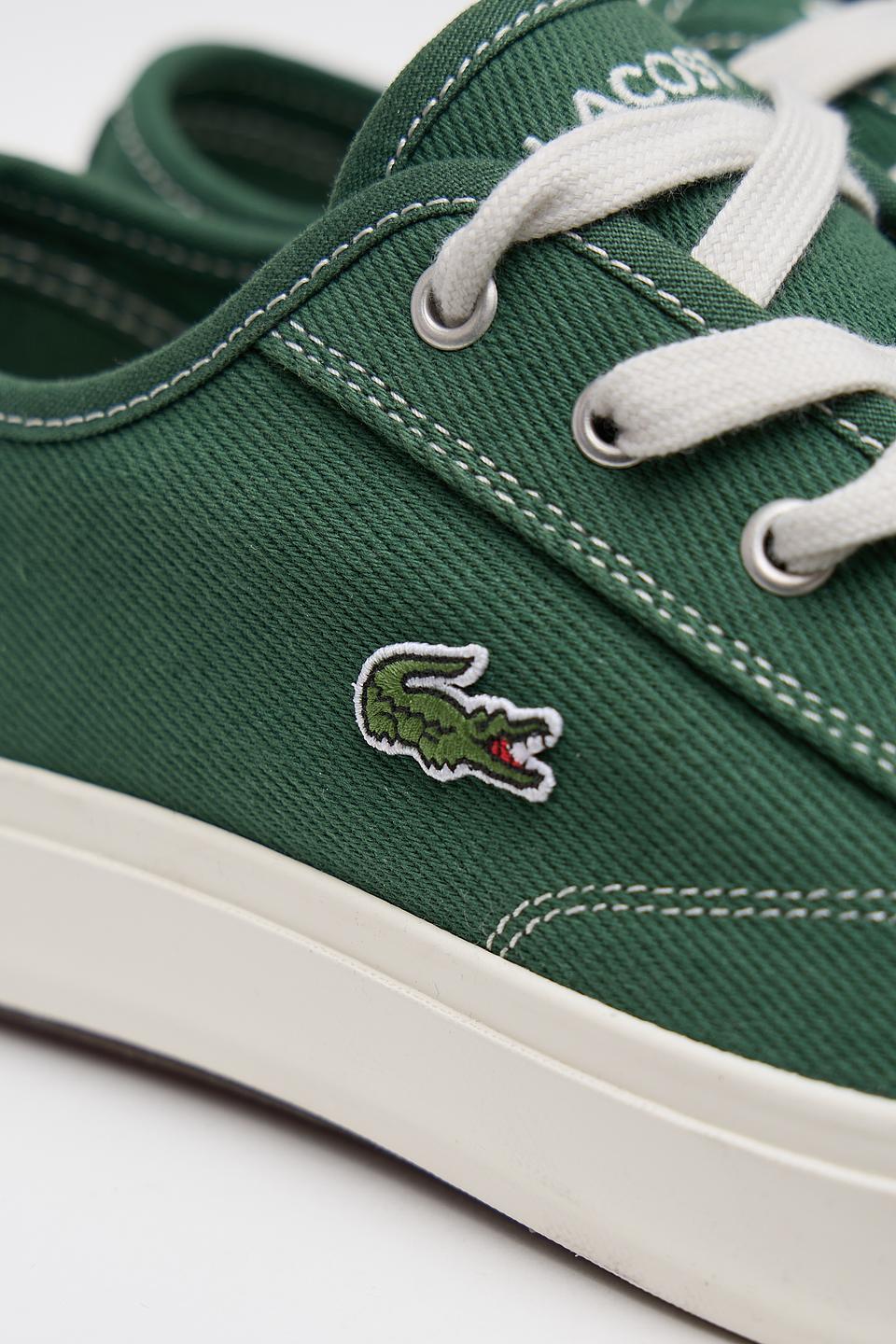 Кеды Lacoste в цвет хаки