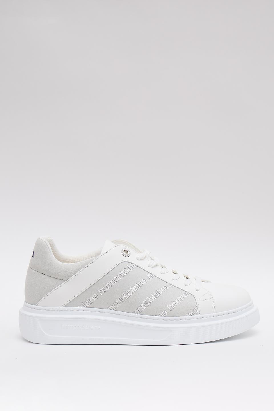 Кеды Harmont & Blaine белые с логотипом
