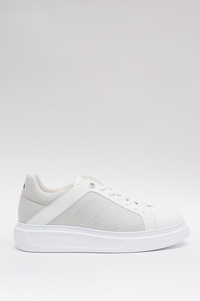 Кеды Harmont & Blaine белые с логотипом