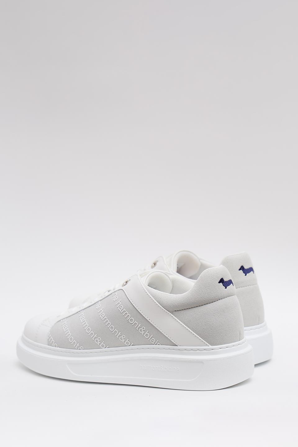 Кеды Harmont & Blaine белые с логотипом