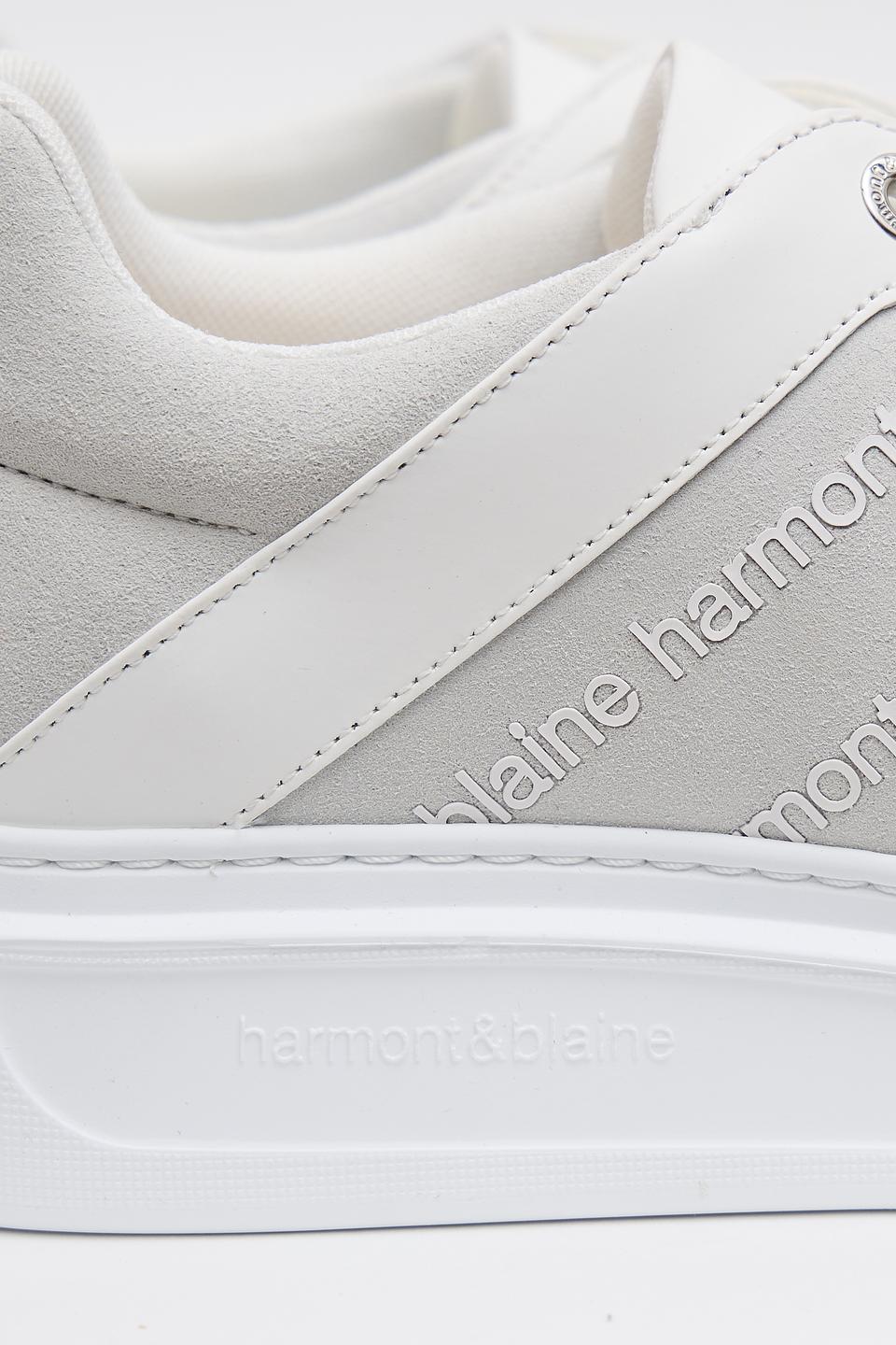 Кеды Harmont & Blaine белые с логотипом