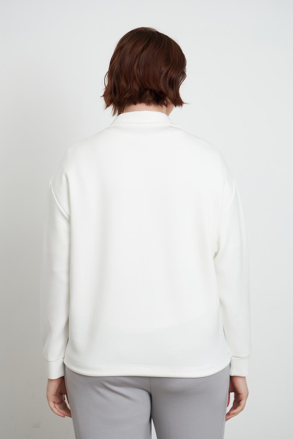 Жакет Lebek на молнии белый