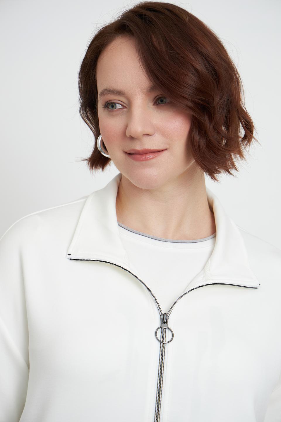 Жакет Lebek на молнии белый