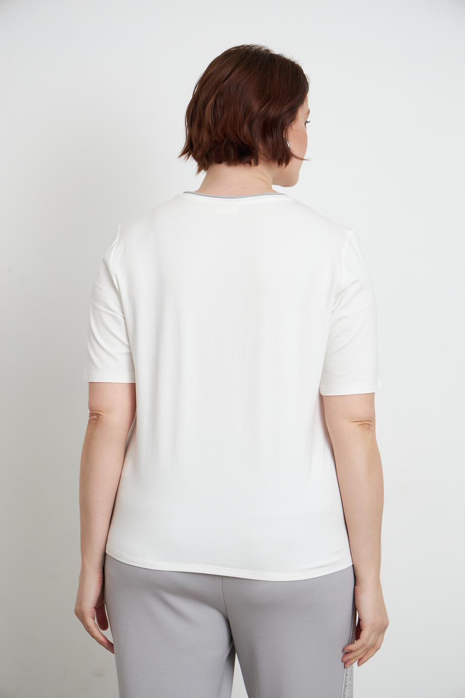 Футболка Lebek с принтом