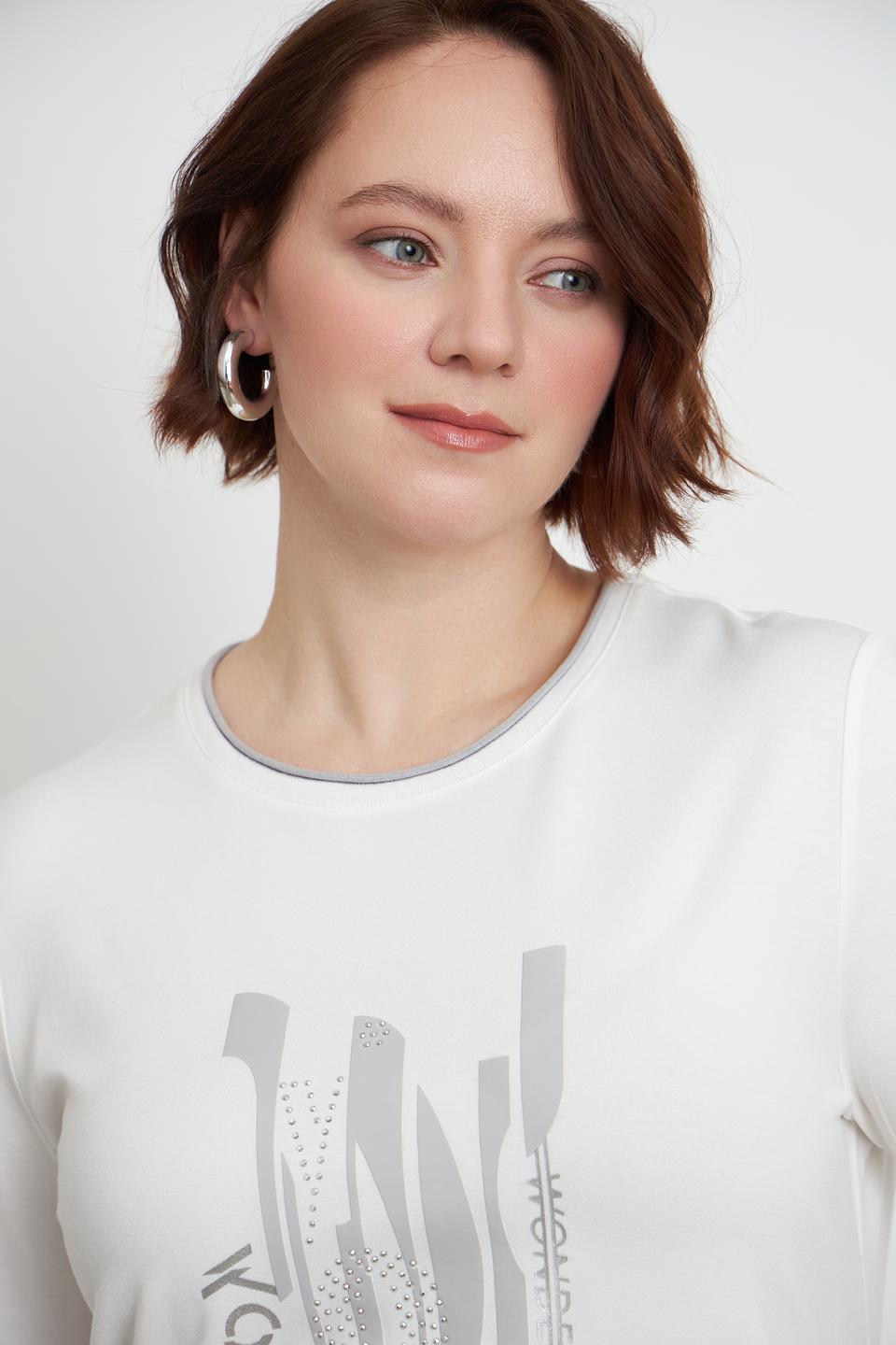 Футболка Lebek с принтом