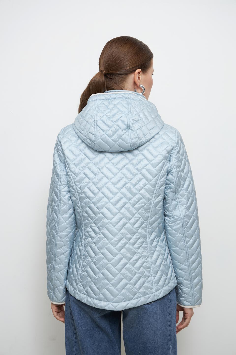 Куртка Lebek стеганая голубая