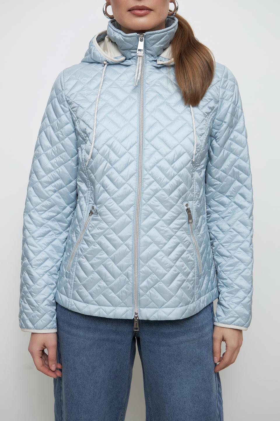 Куртка Lebek стеганая голубая