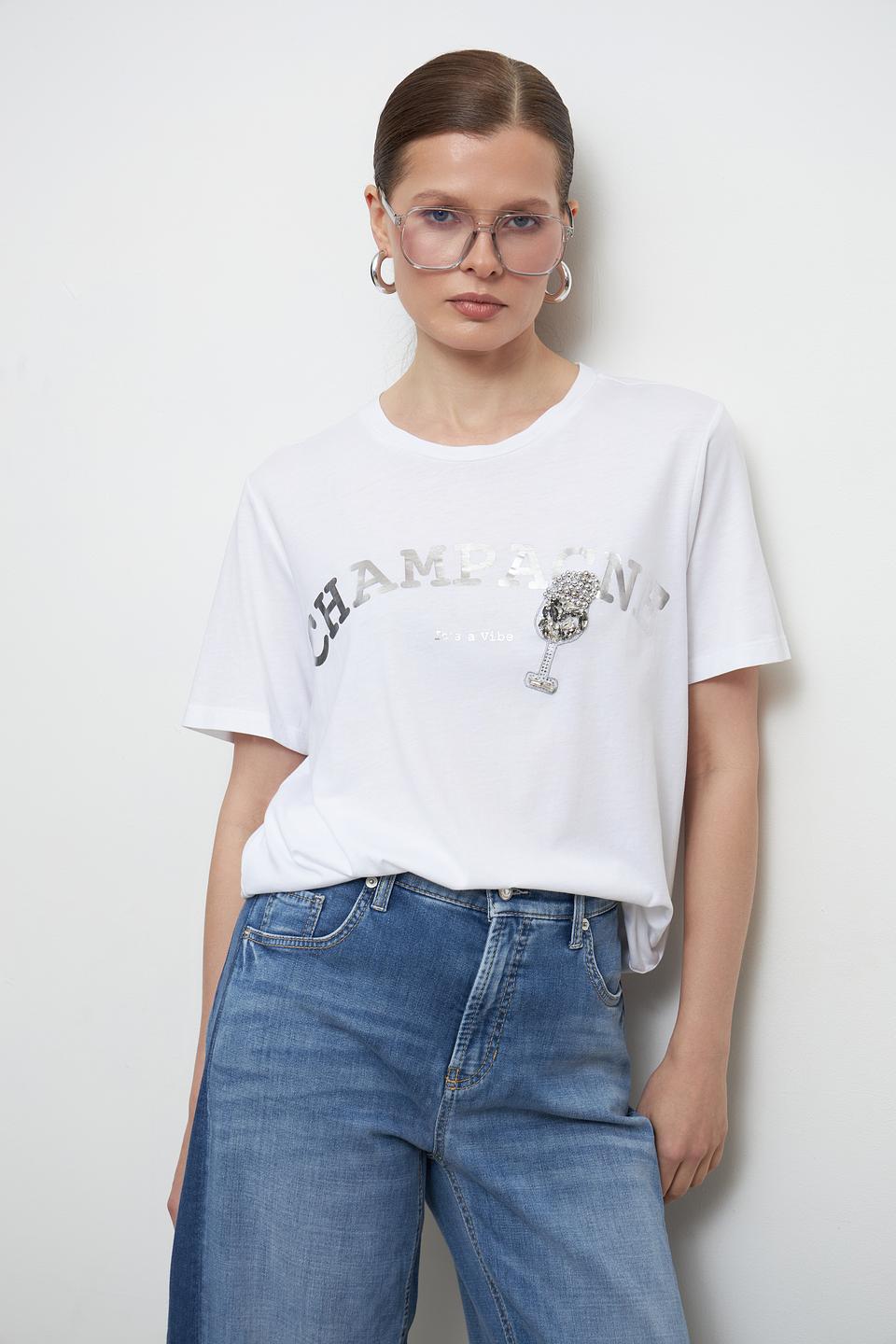 Футболка Marc Aurel с принтом шампанское