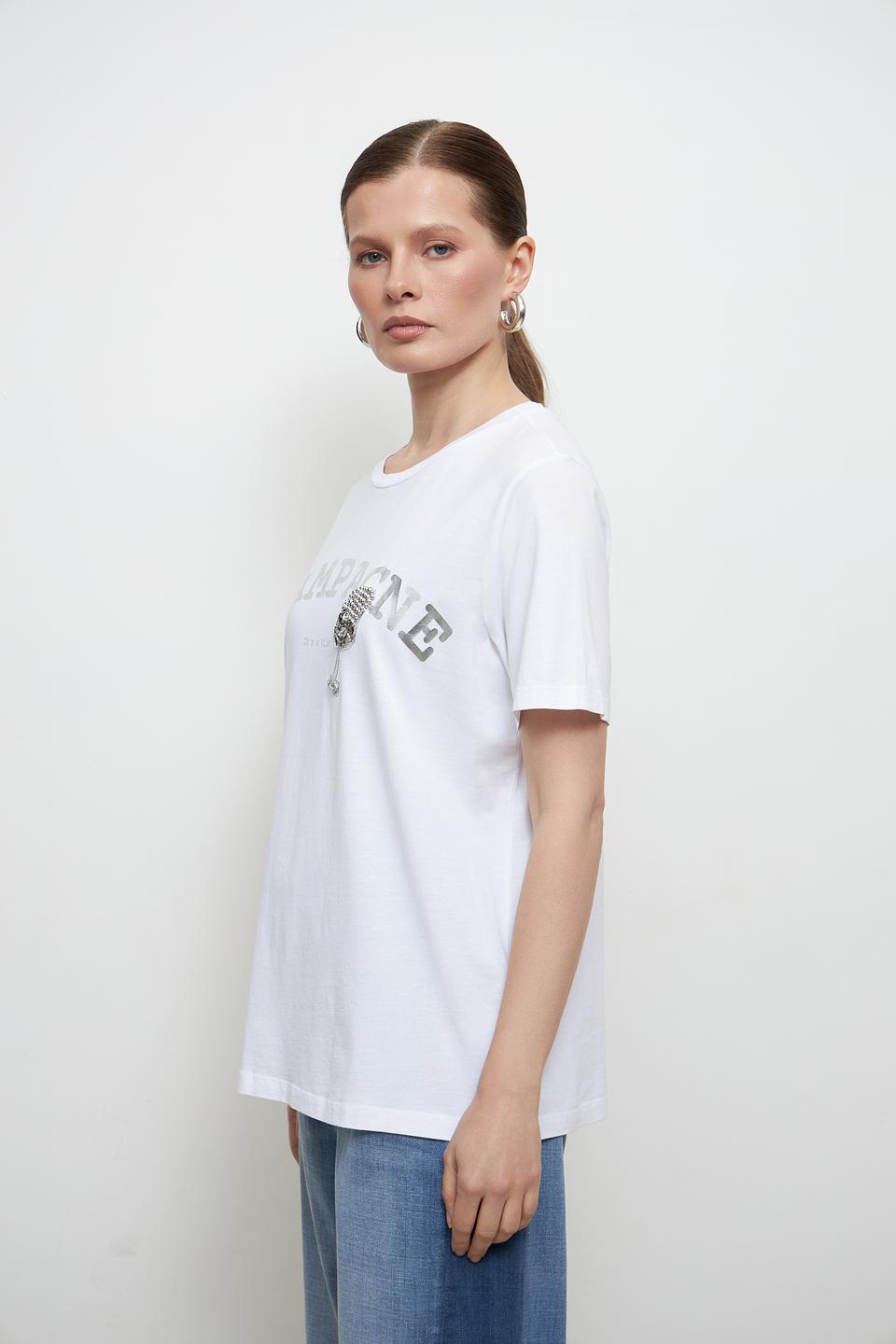 Футболка Marc Aurel с принтом шампанское