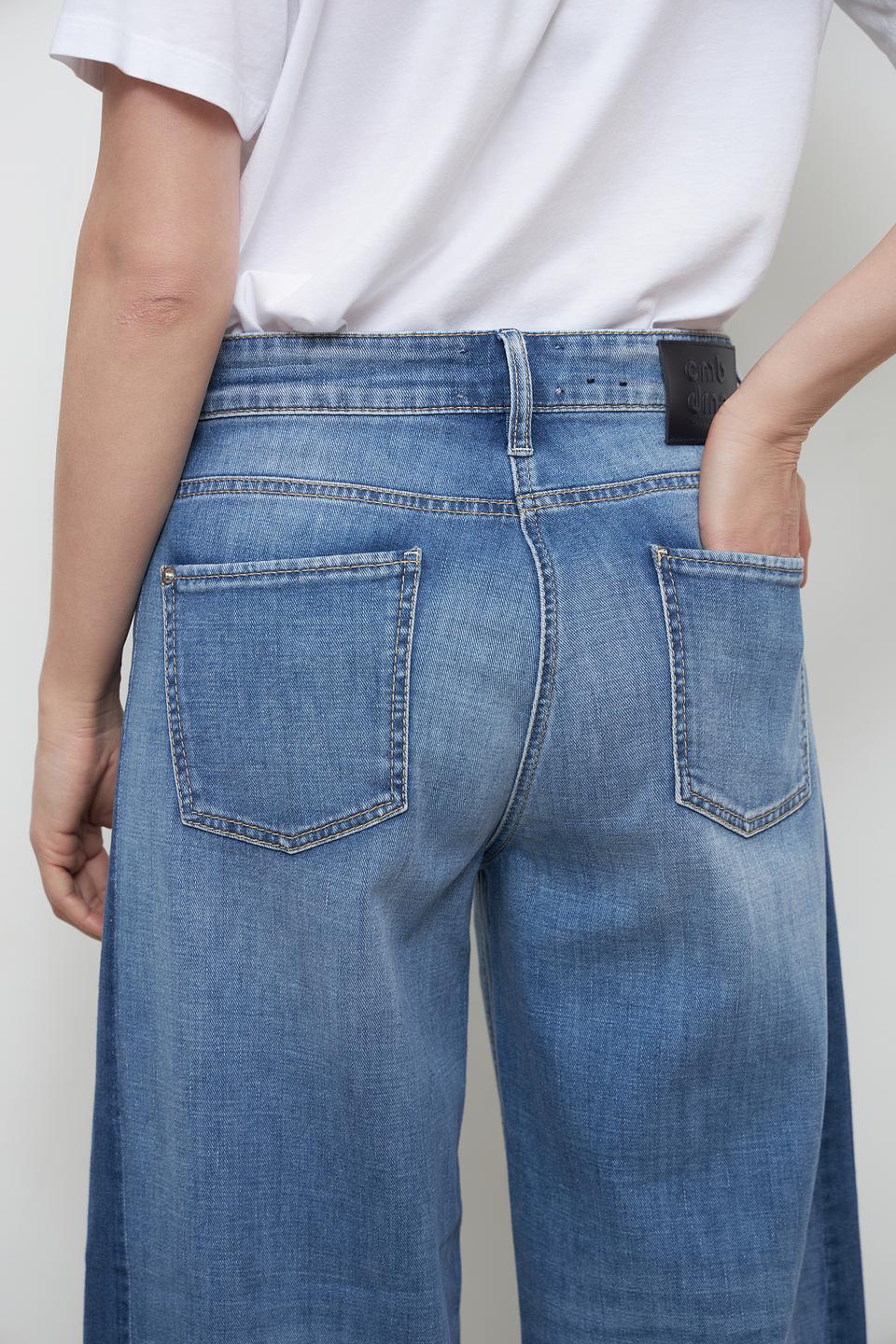 Джинсы Cambio широкого кроя голубые