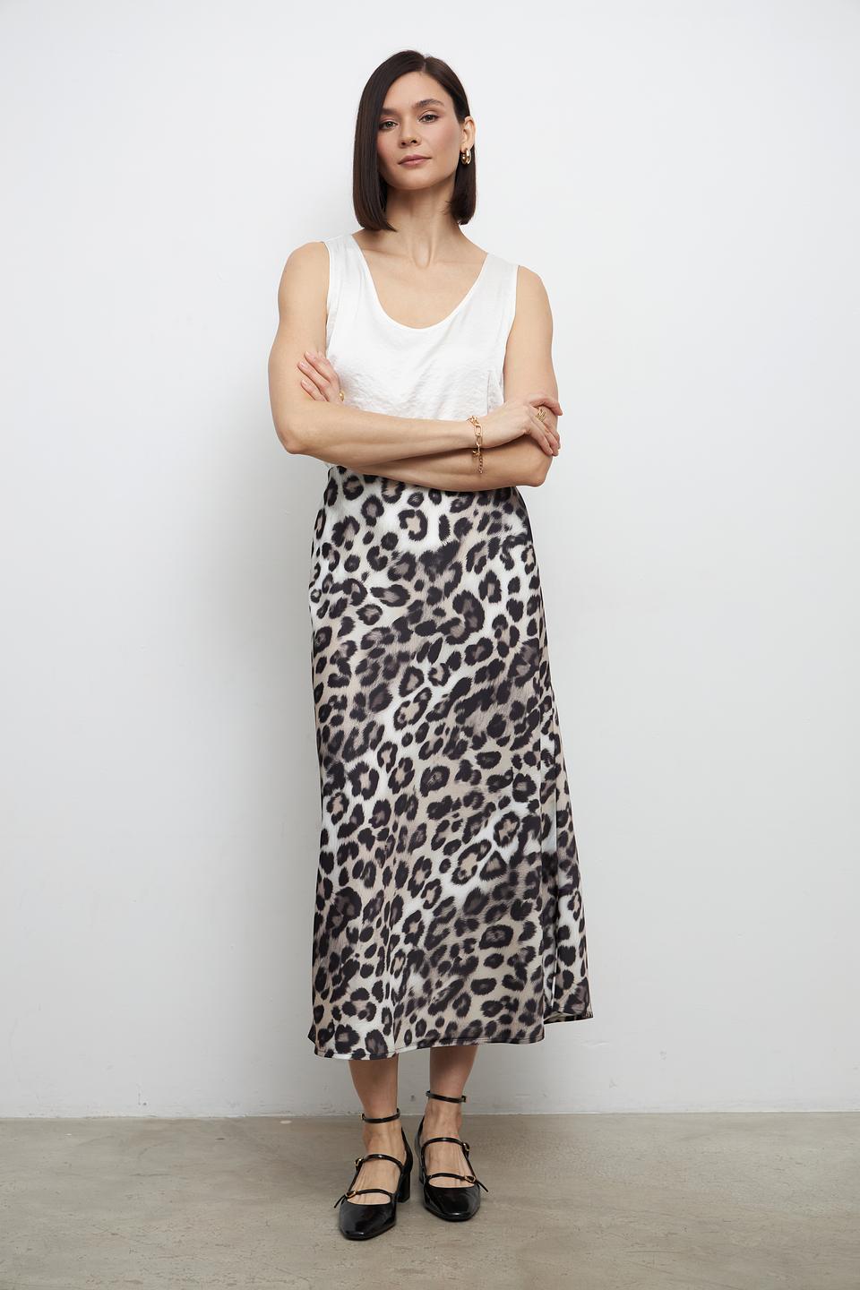 Юбка Monari леопардовая