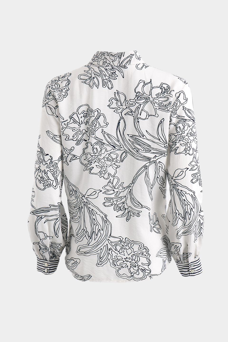 Блуза Bianca с цветочным принтом