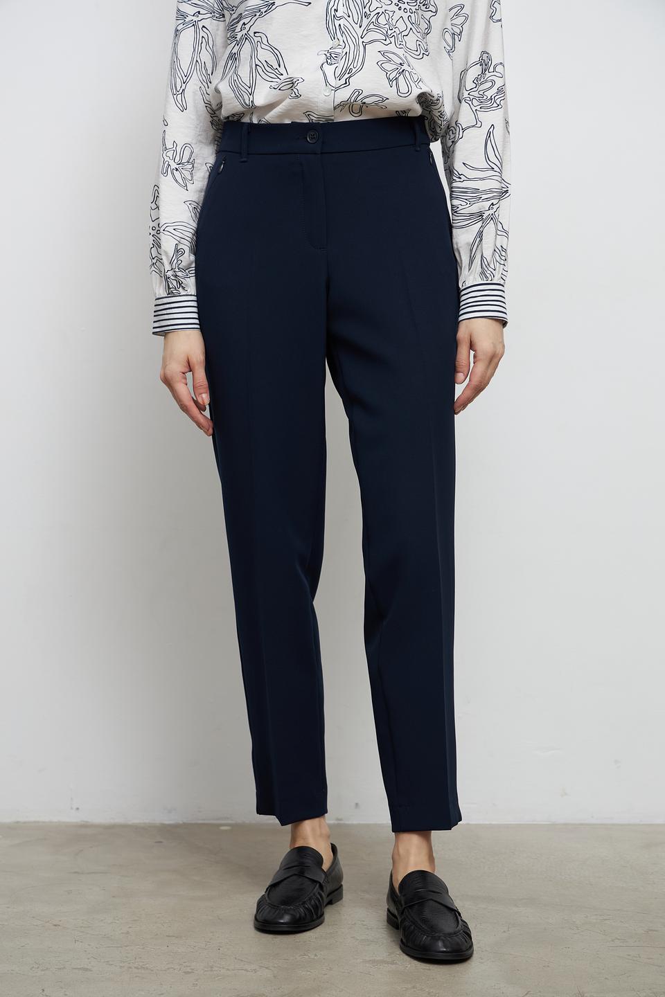 Брюки классические Bianca синие