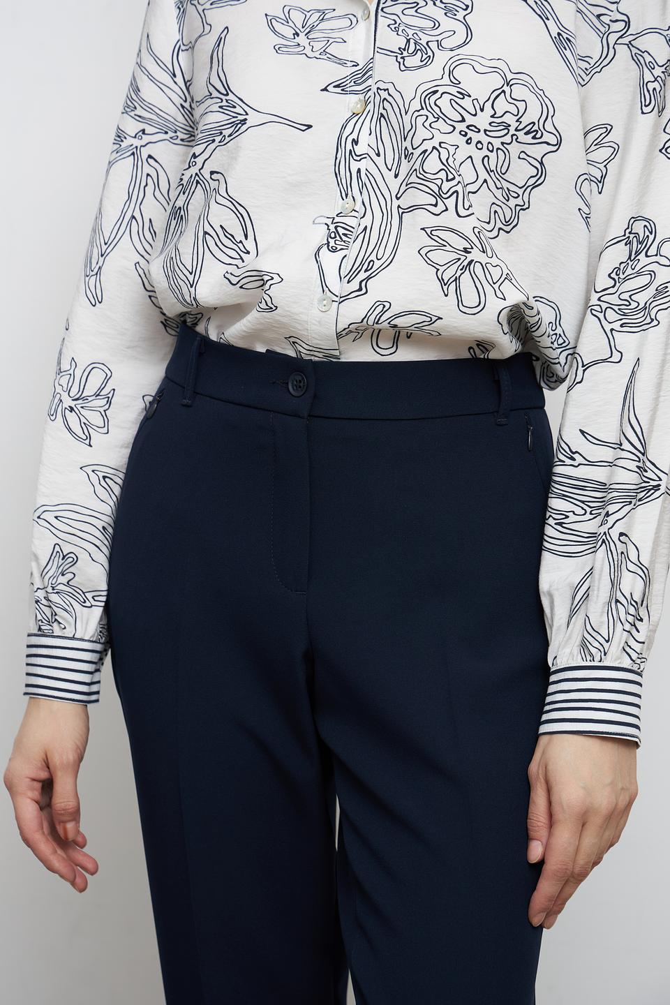 Брюки классические Bianca синие