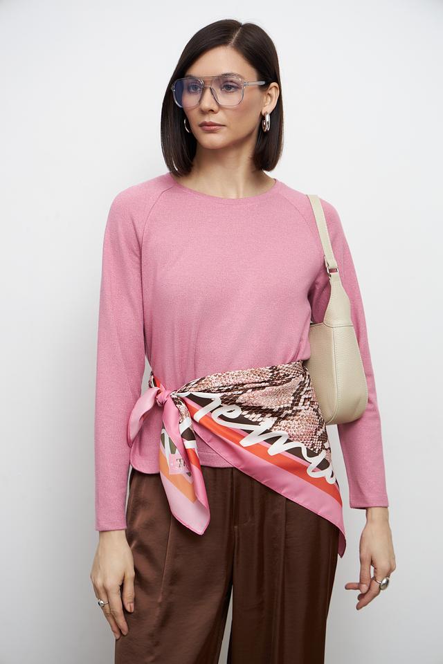 Пуловер Lecomte розовый