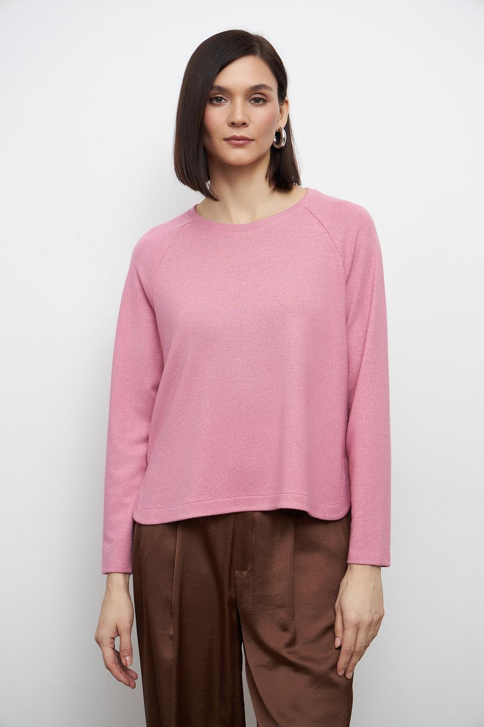 Пуловер Lecomte розовый