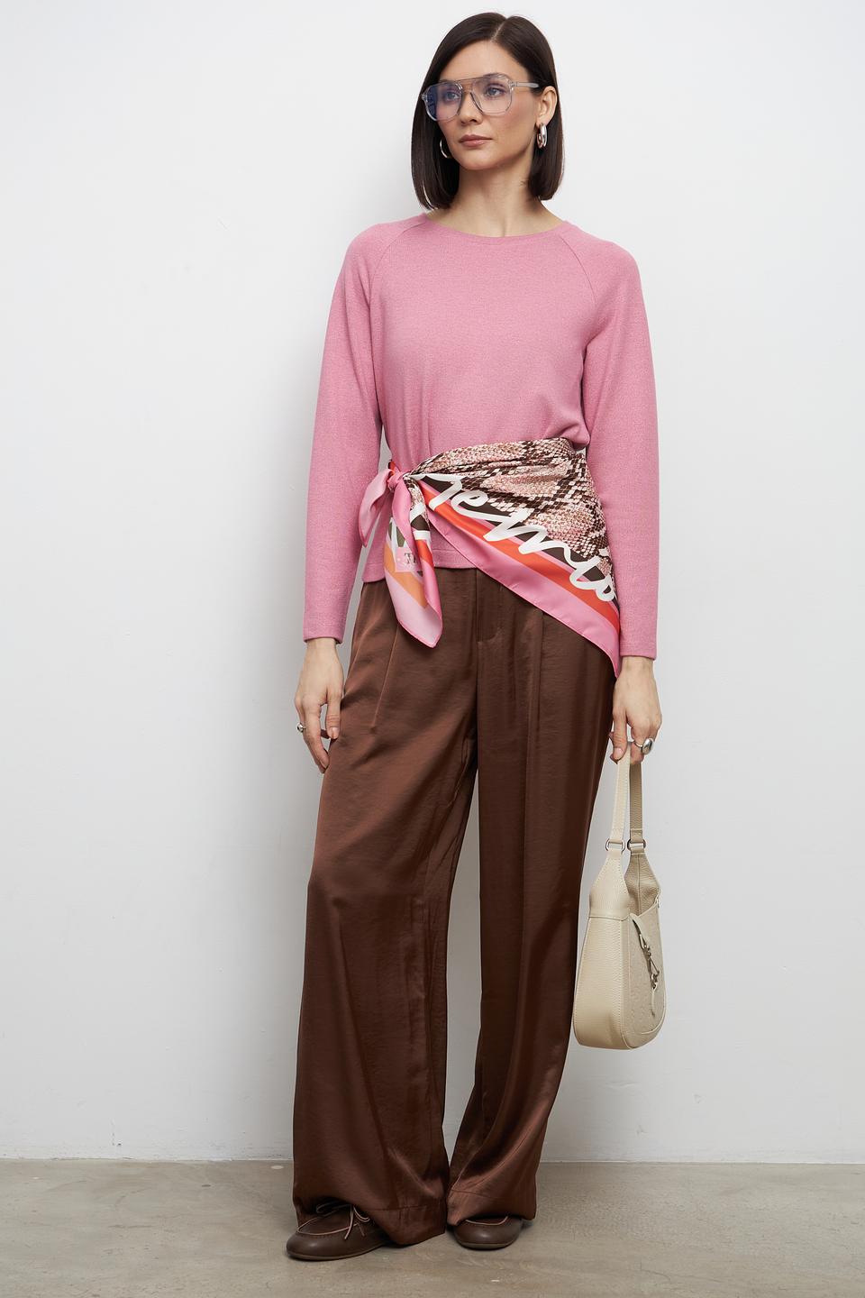 Шарф Lecomte с принтом змеи