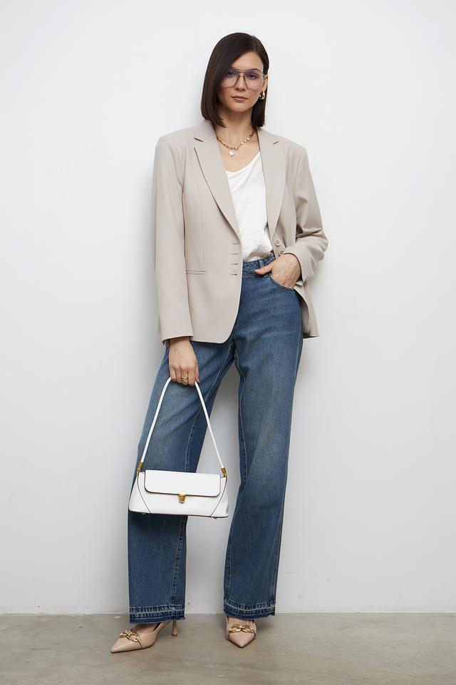 Джинсы Luisa Cerano широкие голубые